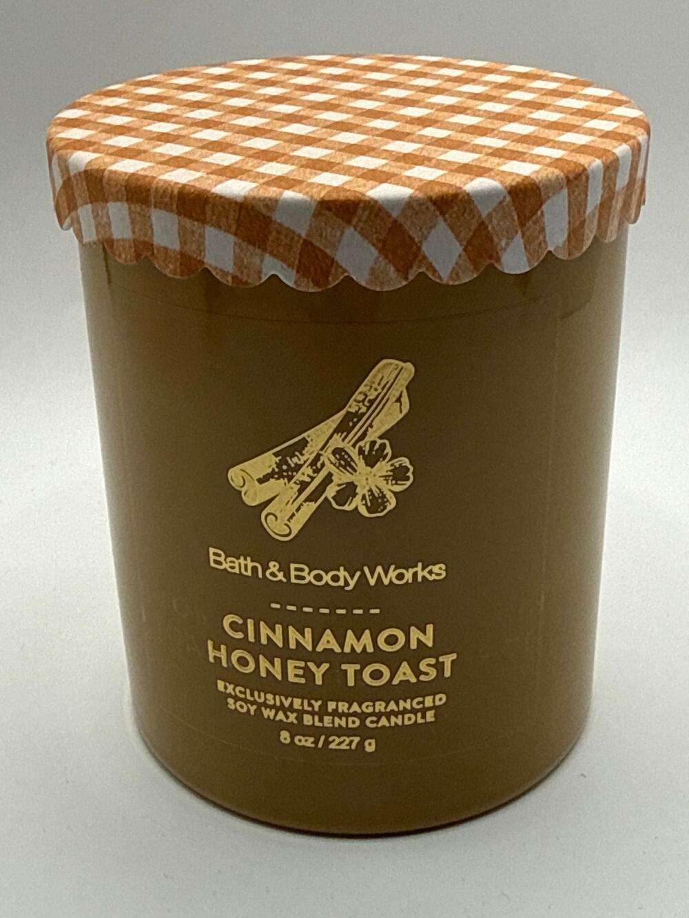 NEW Bath & Body Works Cinnamon Honey Toast - Single Wick Candle